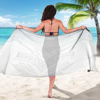 Tonga White Sunday Sarong Tongan Tribal Heritage Tattoos - Polynesian Pride
