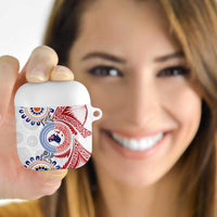 Tongan and Australian Culture Together AirPods Case Ngatu Art Tribal Aboriginal Tattoo Pattern - Polynesian Pride