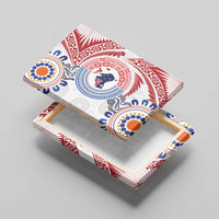 Tongan and Australian Culture Together Canvas Wall Art Ngatu Art Tribal Aboriginal Tattoo Pattern - Polynesian Pride