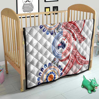 Tongan and Australian Culture Together Quilt Ngatu Art Tribal Aboriginal Tattoo Pattern - Polynesian Pride