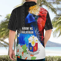 Philippines Independence Day Hawaiian Shirt Philippines Eagle and Sampaguita Jasmine Yakan Tribal LT03 - Polynesian Pride