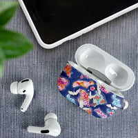Hawaiian and Japanese Culture Together AirPods Case Hawaiian Archipelago Shape Sea Animals