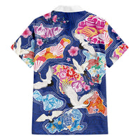 Hawaiian and Japanese Culture Together Family Matching Tank Maxi Dress and Hawaiian Shirt Hawaiian Archipelago Shape Sea Animals LT03 - Polynesian Pride
