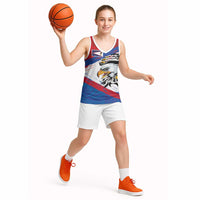 American Samoa Flag Day Basketball Jersey Polynesian Art Geometric with Flag Brush Style LT03 - Polynesian Pride