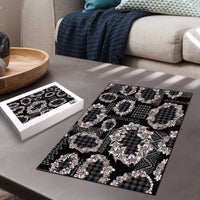 Hawaiian Leis Puzzle Kakau Tattoos and Palaka Pastel Grayscale