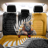 New Zealand and Australia Rugby Back Car Seat Cover Koala and Maori Warrior Together