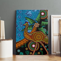 Fiji and Australia Canvas Wall Art Palm Tree and Abogirinal Emu