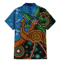 Fiji and Australia Family Matching Mermaid Dress and Hawaiian Shirt Palm Tree and Abogirinal Emu