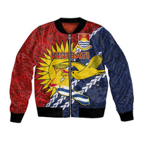 Kiribati Independence Day Bomber Jacket Polynesian and Melanesian Art Tattoo