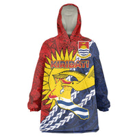 Kiribati Independence Day Wearable Blanket Hoodie Polynesian and Melanesian Art Tattoo
