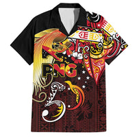 Papua New Guinea 2025 Family Matching Off Shoulder Short Dress and Hawaiian Shirt 50th Independence Day Anniversary