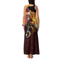 Papua New Guinea 2025 Family Matching Tank Maxi Dress and Hawaiian Shirt 50th Independence Day Anniversary