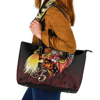 Papua New Guinea 2025 Leather Tote Bag 50th Independence Day Anniversary