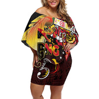 Papua New Guinea 2025 Off Shoulder Short Dress 50th Independence Day Anniversary