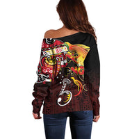 Papua New Guinea 2025 Off Shoulder Sweater 50th Independence Day Anniversary