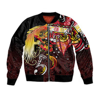 Papua New Guinea 2025 Sleeve Zip Bomber Jacket 50th Independence Day Anniversary