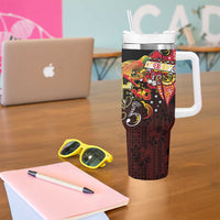 Papua New Guinea 2025 Tumbler With Handle 50th Independence Day Anniversary LT03 - Polynesian Pride