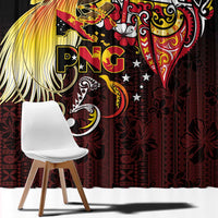 Papua New Guinea 2025 Window Curtain 50th Independence Day Anniversary