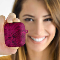 Hawaiian Whales Polynesian Art Motifs AirPods Case Pink Color - Polynesian Pride