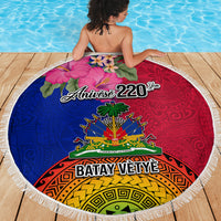 Haiti Battle of Vertieres Beach Blanket The Haitian Revolution 220th Anniversary Polynesian Style LT03 - Polynesian Pride