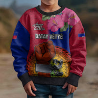Haiti Battle of Vertieres Kid Ugly Christmas Sweater The Haitian Revolution 220th Anniversary LT03 - Polynesian Pride