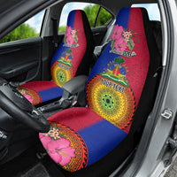 Personalised Haiti Battle of Vertieres Car Seat Cover The Haitian Revolution 220th Anniversary Polynesian Style LT03 - Polynesian Pride