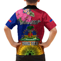 Personalised Haiti Battle of Vertieres Family Matching Puletasi Dress and Hawaiian Shirt The Haitian Revolution 220th Anniversary Polynesian Style LT03 - Polynesian Pride