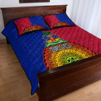 Personalised Haiti Battle of Vertieres Quilt Bed Set The Haitian Revolution 220th Anniversary Polynesian Style LT03 - Polynesian Pride