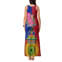 Personalised Haiti Battle of Vertieres Tank Maxi Dress The Haitian Revolution 220th Anniversary Polynesian Style LT03 - Polynesian Pride