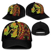 Hawaiian Manta Ray and Hammerhead Shark Tribal Tattoo Classic Cap with Polynesian Tribal Pattern Kanaka Maoli Flag Color
