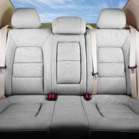 Lotu Tamaiti Samoan Art Tattoo Polynesian Pattern Back Car Seat Cover LT03 One Size White - Polynesian Pride