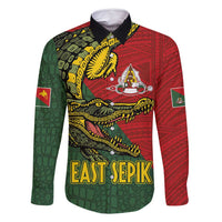 Sepik River Crocodile & Arts Festival Melanesian Pattern Family Matching Mermaid Dress and Hawaiian Shirt