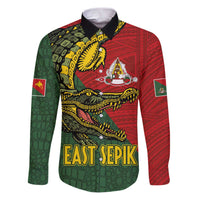 Sepik River Crocodile & Arts Festival Melanesian Pattern Family Matching Puletasi and Hawaiian Shirt