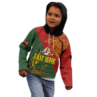 Sepik River Crocodile & Arts Festival Kid Hoodie Bird-of-paradise Melanesian Tattoo