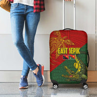 Sepik River Crocodile & Arts Festival Luggage Cover Bird-of-paradise Melanesian Tattoo