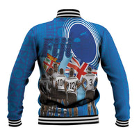 Fiji Rugby Sevens Baseball Jacket Commemorate Gold Medal - Rio de Janeiro 2016 LT03 - Polynesian Pride