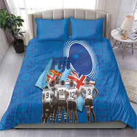 Fiji Rugby Sevens Bedding Set Commemorate Gold Medal - Rio de Janeiro 2016