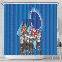 Fiji Rugby Sevens Shower Curtain Commemorate Gold Medal - Rio de Janeiro 2016