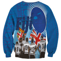 Fiji Rugby Sevens Sweatshirt Commemorate Gold Medal - Rio de Janeiro 2016 LT03 - Polynesian Pride