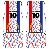 Custom Philippines Champions Football Jersey Car Mats