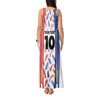 Custom Philippines Champions Football Jersey Tank Maxi Dress