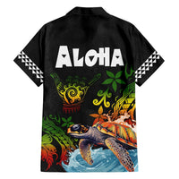 Hawaii Lei Day Hawaiian Shirt Hibiscus Wreath and Polynesian Pattern LT03 - Polynesian Pride