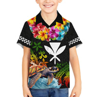 Hawaii Lei Day Hawaiian Shirt Hibiscus Wreath and Polynesian Pattern LT03 - Polynesian Pride
