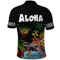Hawaii Lei Day Polo Shirt Hibiscus Wreath and Polynesian Pattern LT03 - Polynesian Pride