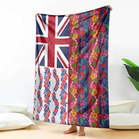 Hawaiian Lei Blanket National Flag Striped Style