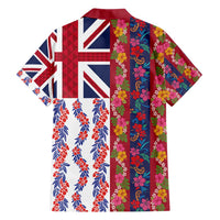 Hawaiian Lei Hawaiian Shirt National Flag Striped Style