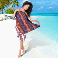 Hawaiian Lei Sarong National Flag Striped Style