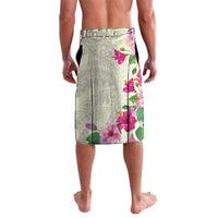 Hawaiian Hibiscus and Art Polynesian Tattoo Lavalava Beige Color LT03 - Polynesian Pride