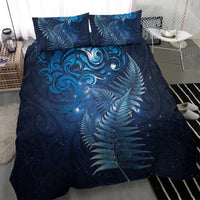 Matariki New Zealand Maori Silver Fern Bedding Set Galaxy Blue Sky Style LT03 - Polynesian Pride