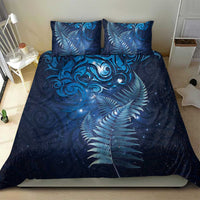 Matariki New Zealand Maori Silver Fern Bedding Set Galaxy Blue Sky Style LT03 - Polynesian Pride